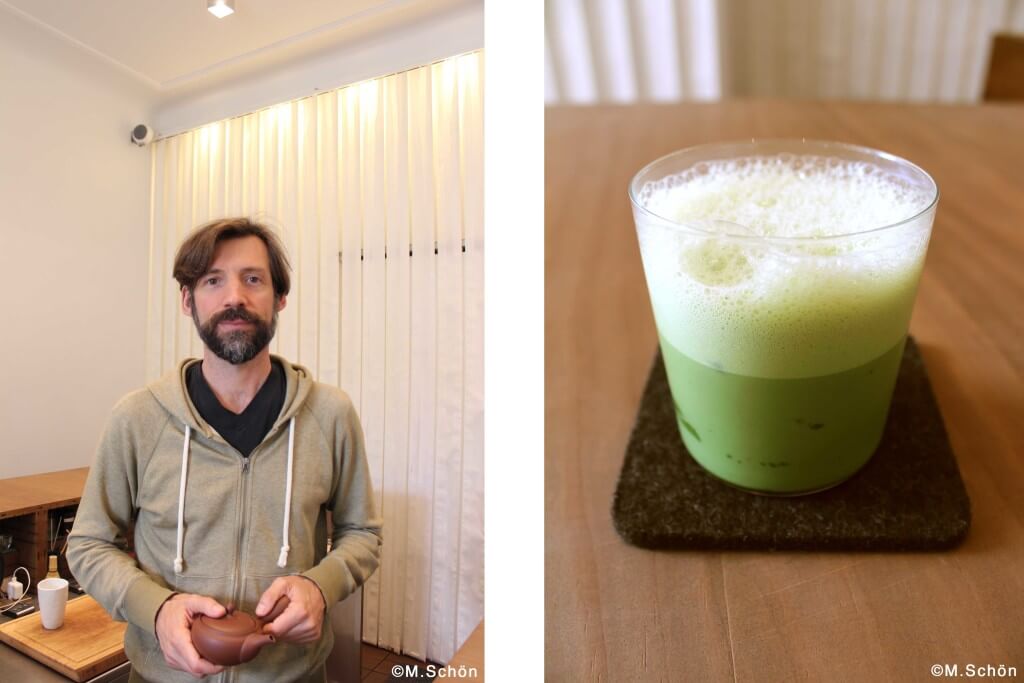 matcha in berlin Portrait & MatchaLatte